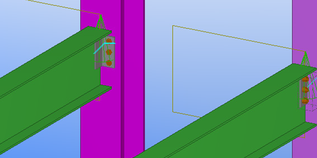 illustration of steel beams