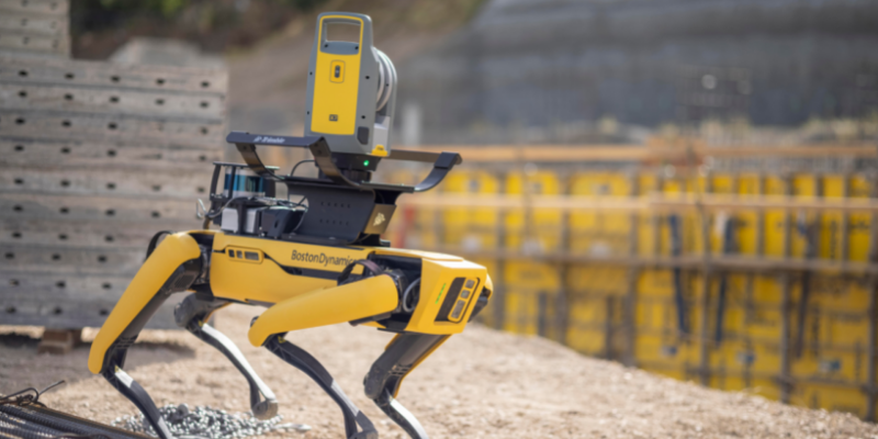 Spot the dog, robotic Scanning Solution for the construction industry