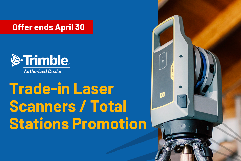 Trade-in Laser Scanners / Total Stations Promotion