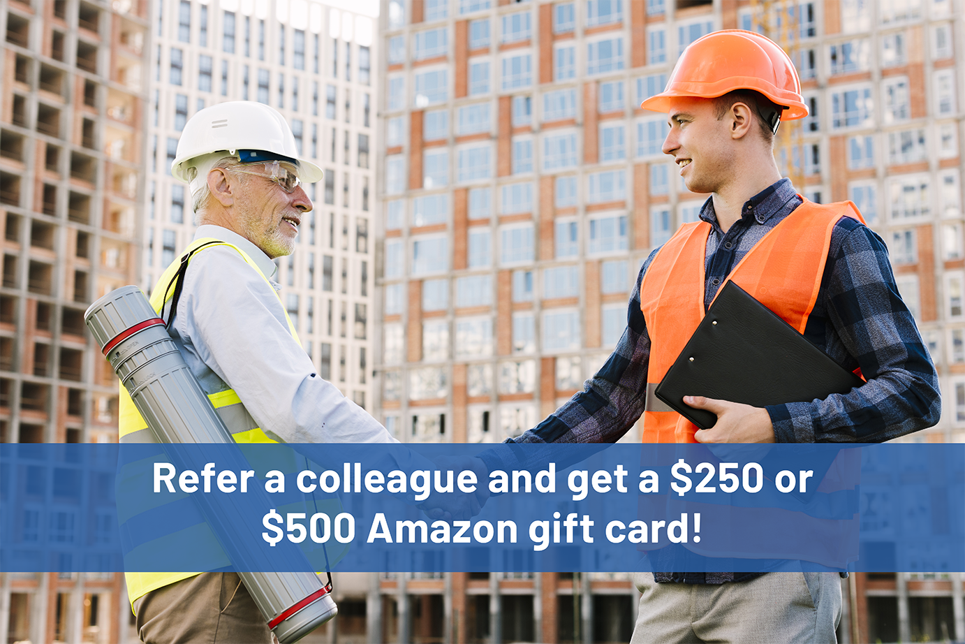 Refer a colleague and get a Amazon gift card up to $500