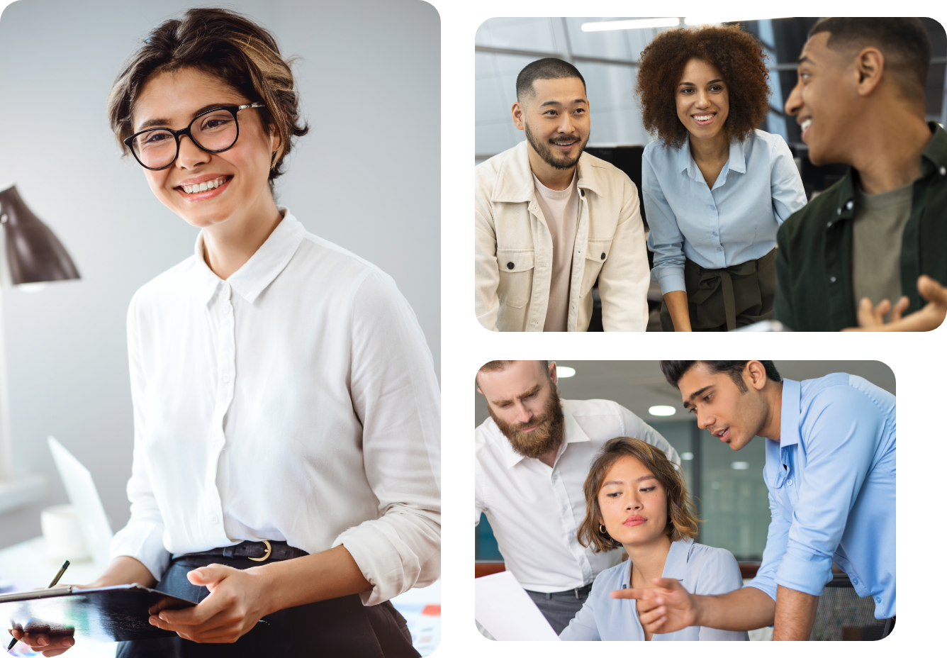 young people working